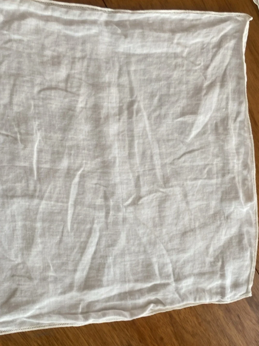 Set of 5 vintage napkins w ladder hem stitch